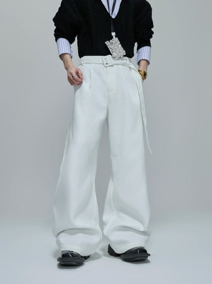 Waffle Textured Pearl Tailored Jacket & Trousers Setup WN21756