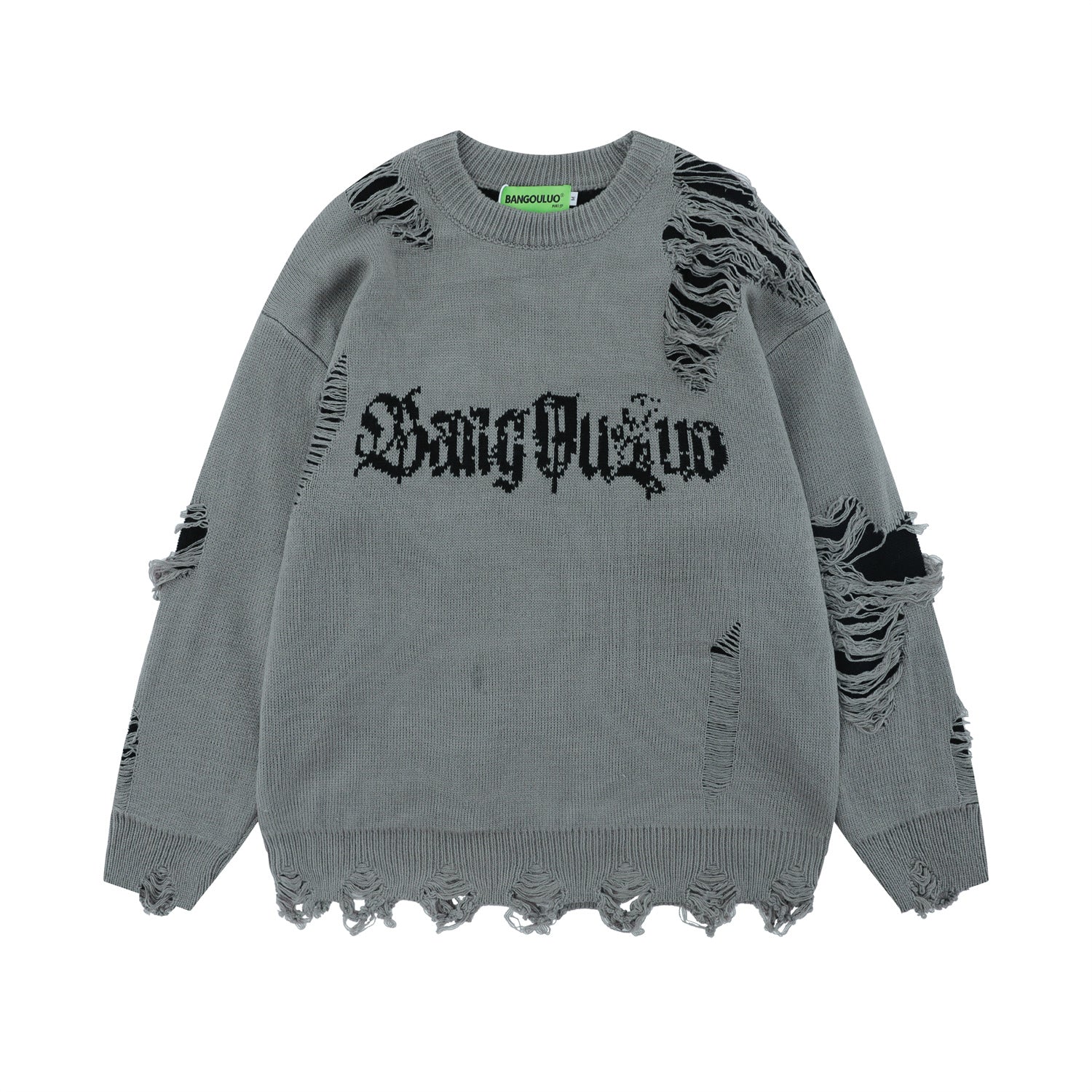 Damage Knit Sweater WN11186 – WONDER NOAH