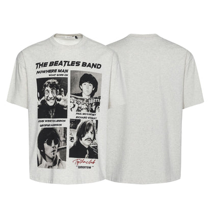 Portrait Print Short Sleeve T-Shirt WN25903