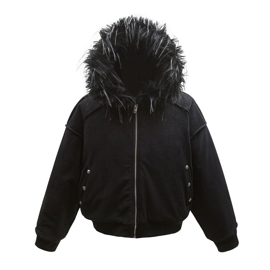 Fur Collar Sherpa-Lining Padded Jacket WN11336