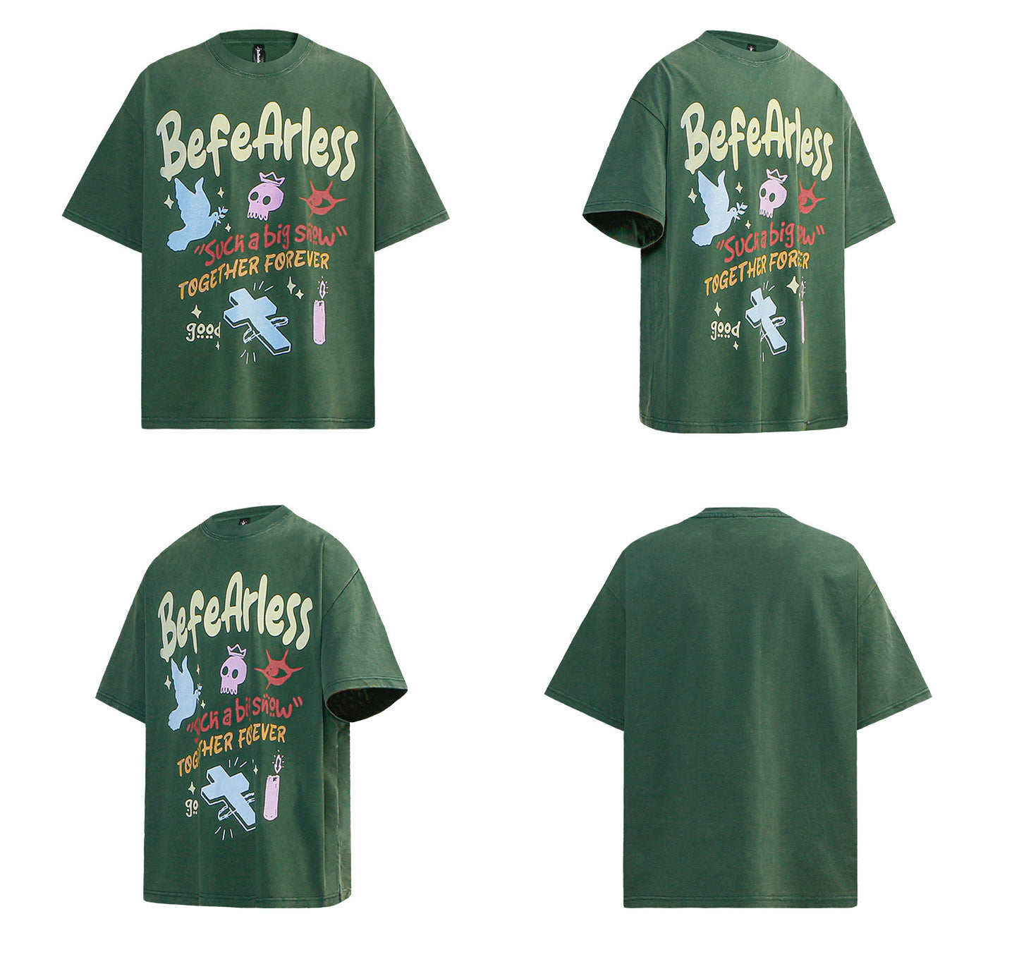 Graffiti Art Graphic Short Sleeve T-Shirt WN26262