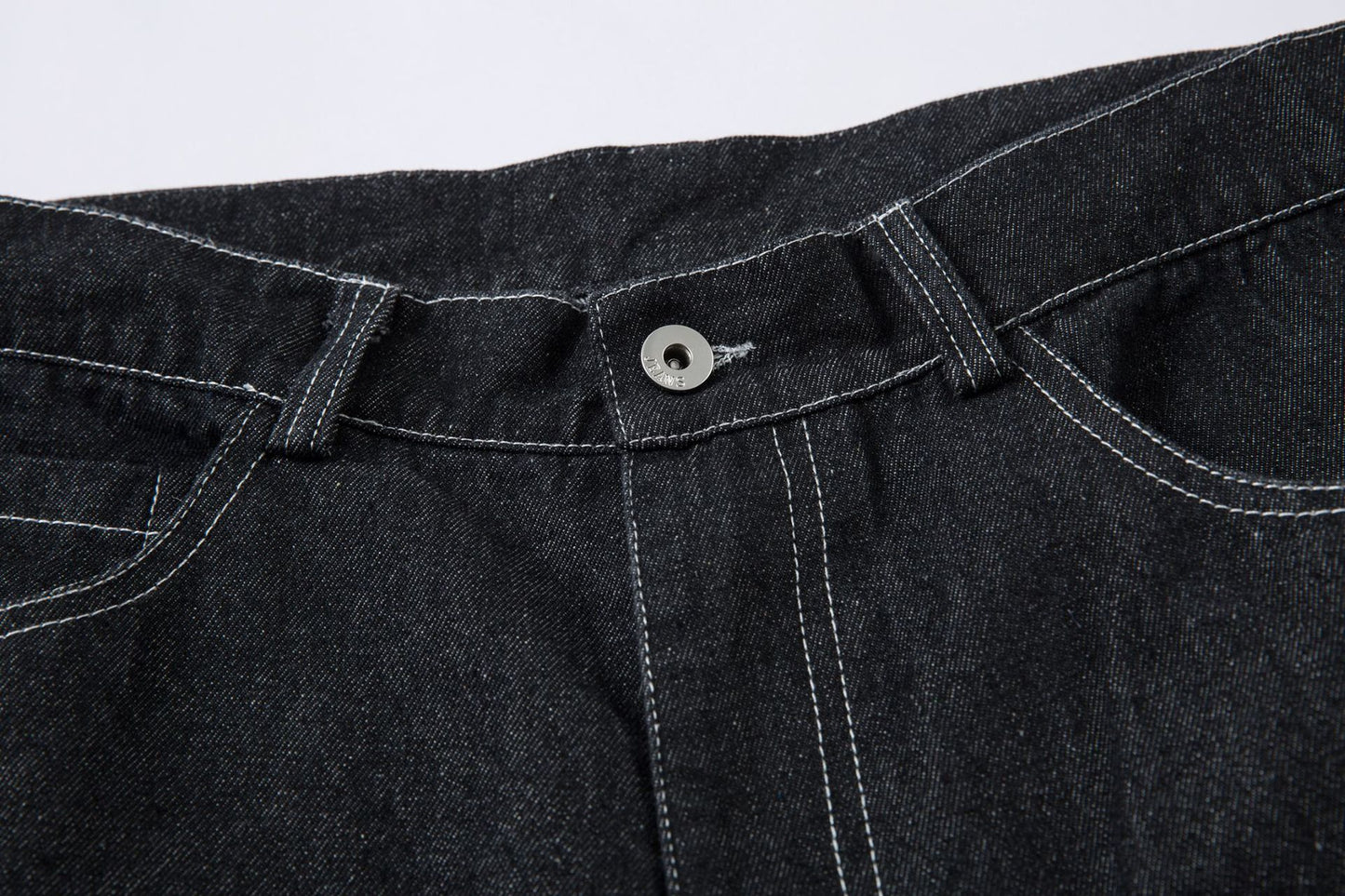 Graphic Embroidery Wide Leg Denim Jeans WN16200