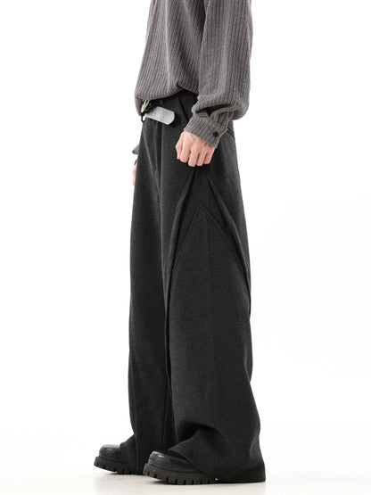 Wide-Leg Pleats Trousers WN10387