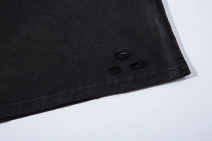 Gradient Wash Damage Short Sleeve T-Shirt WN16143