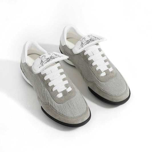 Patchwork Print Sporty Sneakers WN18795