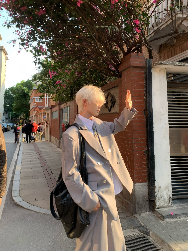 Tailored Jacket & Wide Leg Trousers Setup WN19890