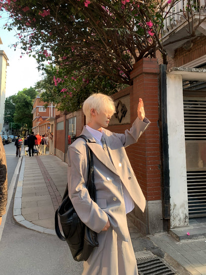 Tailored Jacket & Wide Leg Trousers Setup WN19890