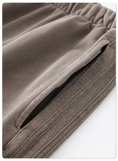 Washed Heavyweight Straight Leg Sweatpants WN6019