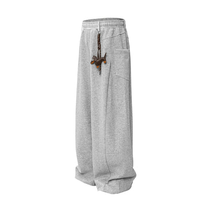 Pendant Wide Leg Barrel Sweaetpants WN26072