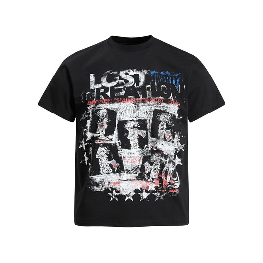 Graphic Art Print Short Sleeve T-Shirt WN25955