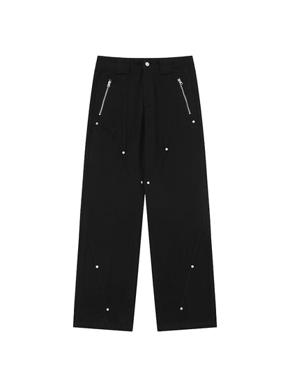 Studded Straight Trousers WN10383