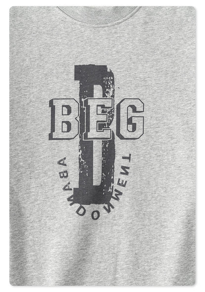 Print Oversize Crewneck Sweatshirt WN9949