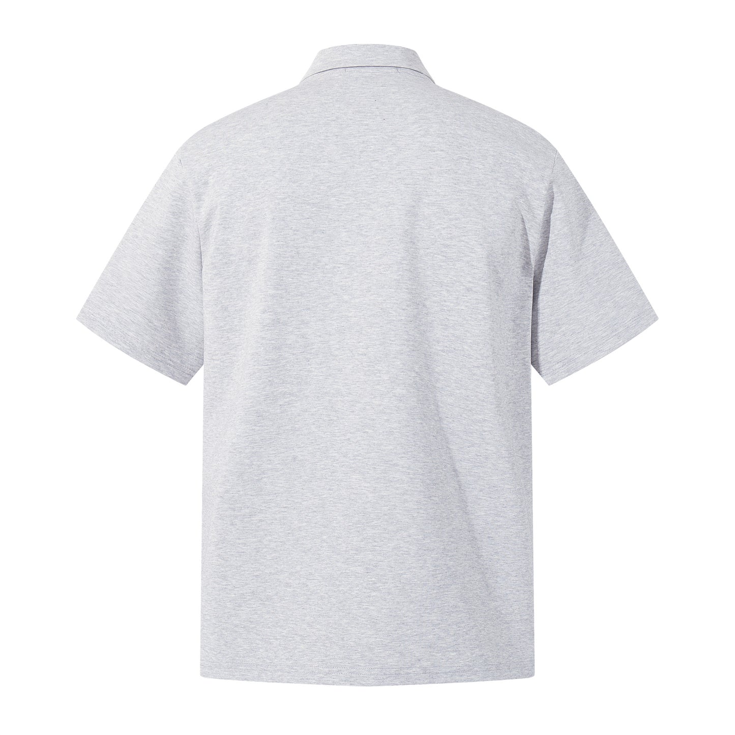 Zipper Design Heavyweight Short Sleeve T-Shirt WN26854