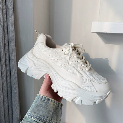 Thick Sole Lightweight Mesh Sporty Sneakers WN21248