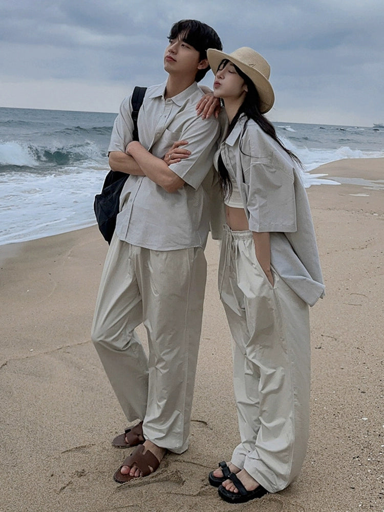 Relaxed Wide Leg Straight Pants WN20321