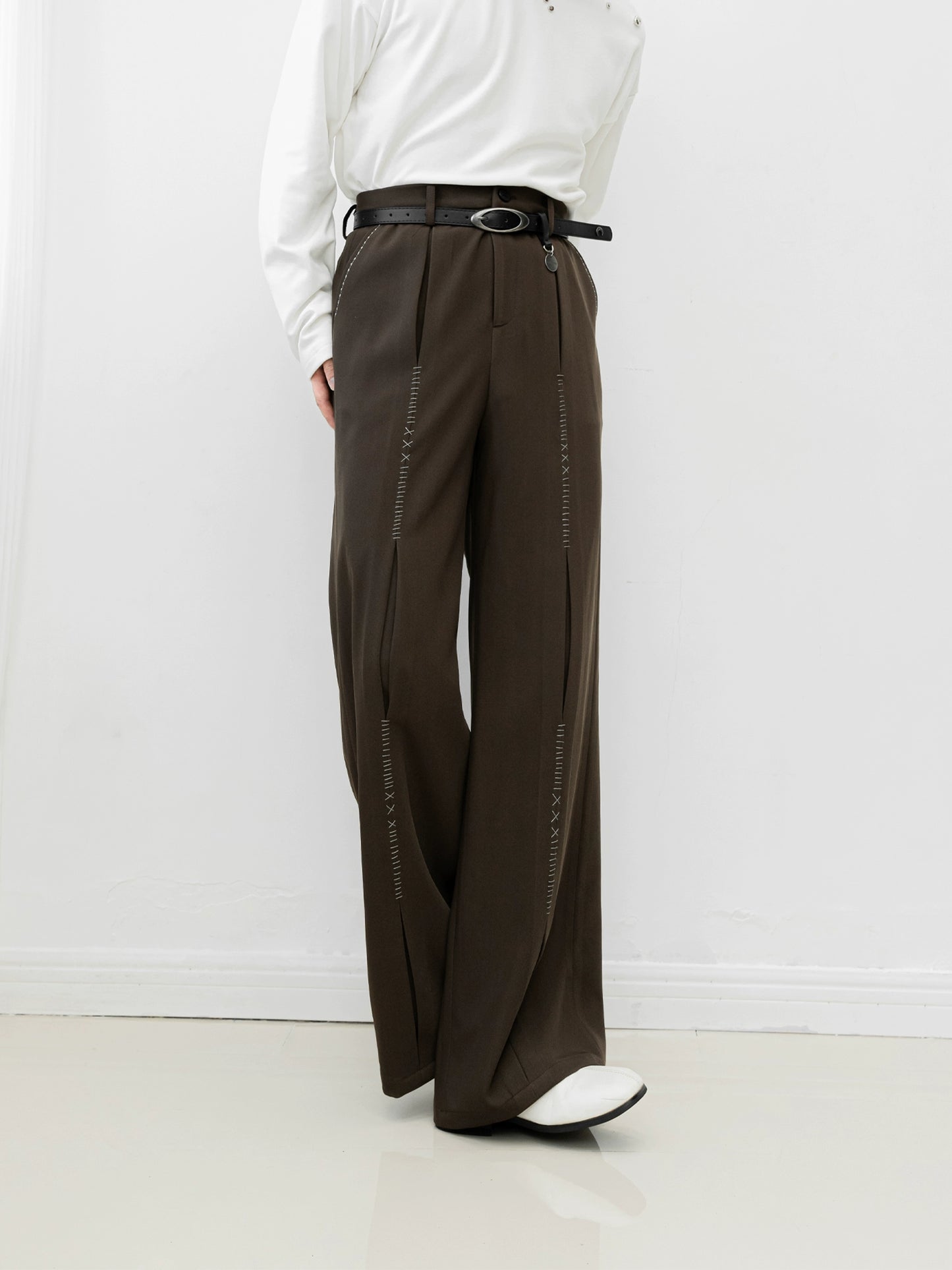 Deconstructed Oversize Tailored Jacket & Trousers Setup WN11885
