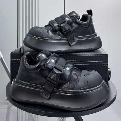 Strap Buckle Platform Thick Sole Sneakers WN24647
