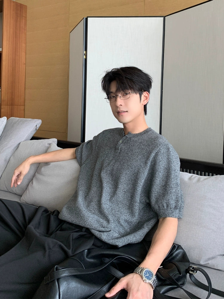 Lightweight Knit Short Sleeve T-Shirt WN20429