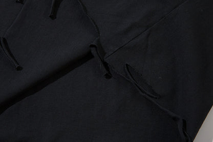 Gradient Damage Design Oversize Long Sleeve T-Shirt WN11129