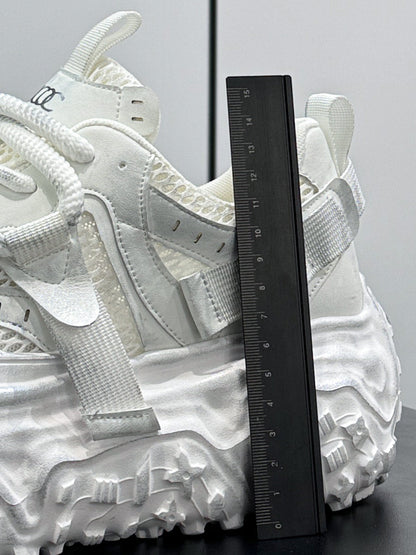 Strap Mesh Platform Chunky Sole Sneakers WN24656