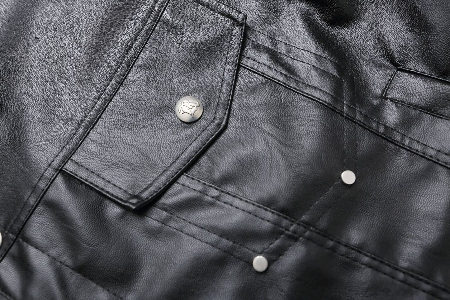 Oersize PU Leather Jacket WN14070