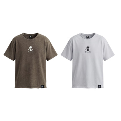 Skull Flag Washed Short Sleeve T-Shirt WN25649