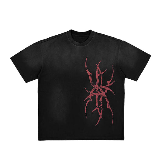 Graphic Print Oversize Short Sleeve T-Shirt WN15571