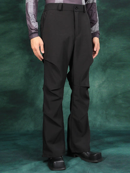 Pleats Draped Wide Leg Suit Trousers WN18648