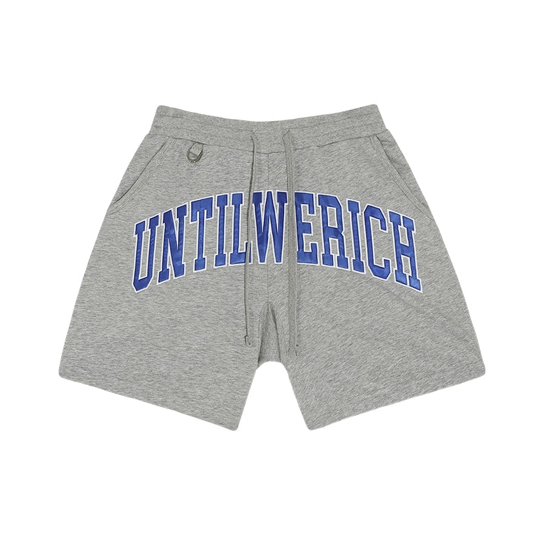 Graphic Letter Drawstring Sporty Short Pants WN17776