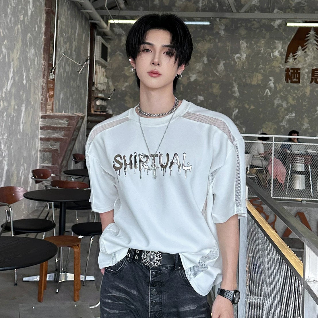 WN25135 Yang Yifan trendy brand belt men's belt jeans belt youth Korean style men's personalized perforated new product WN25135