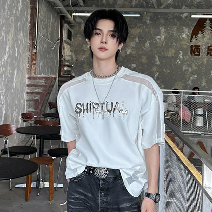 WN25135 Yang Yifan trendy brand belt men's belt jeans belt youth Korean style men's personalized perforated new product WN25135