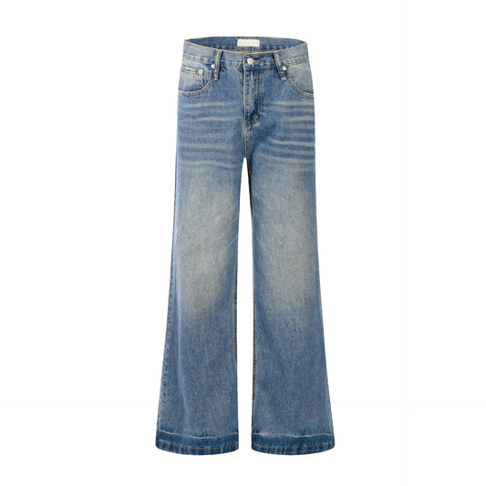 Washed Flare Denim Jeans WN12912