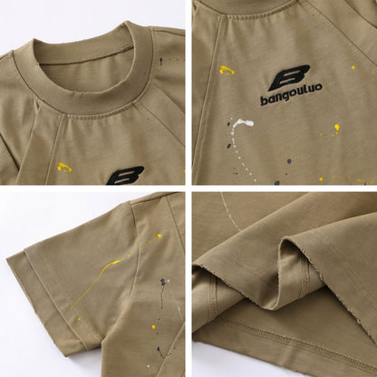 Paint Splash Short Sleeve T-Shirt WN26796