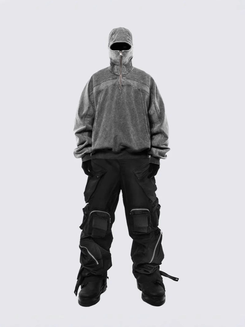 Eye-Opening Long-Zipper Hoodie WN27928