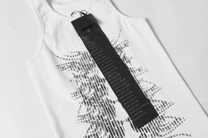 Graphic Design Print Sleeveless T-Shirt WN18583