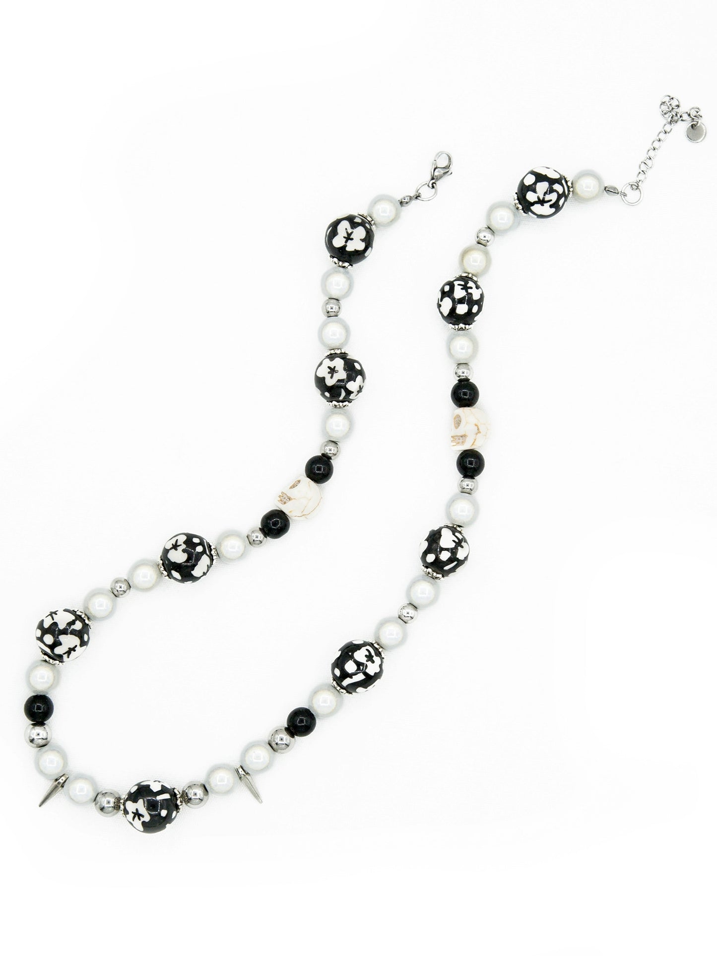 Floral Beaded Pearls Necklace WN21123