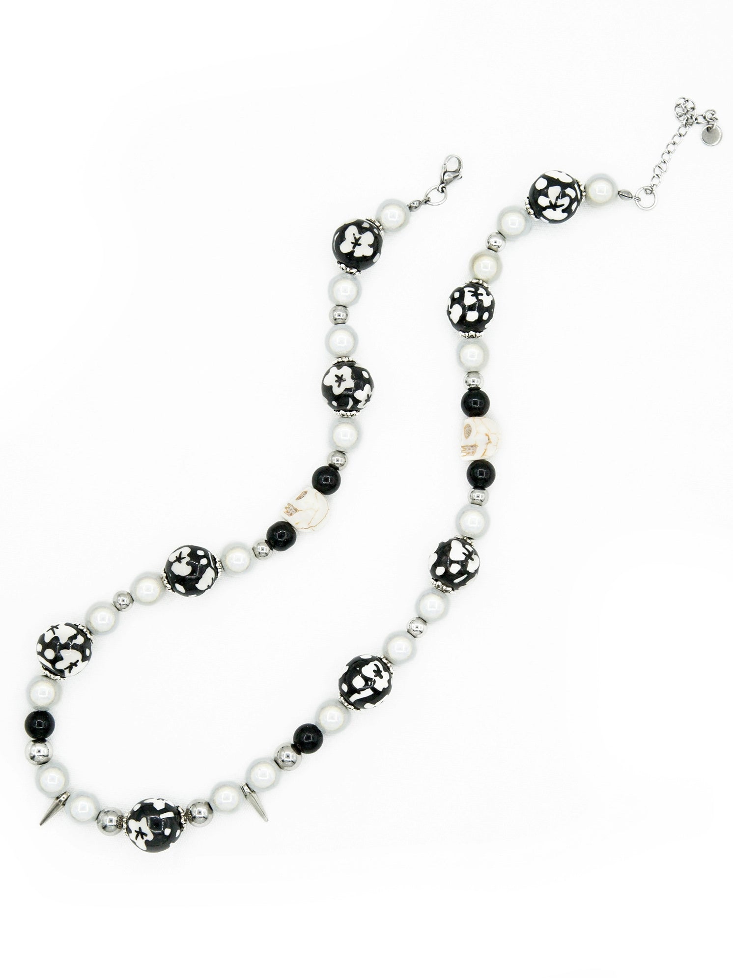 Floral Beaded Pearls Necklace WN21123