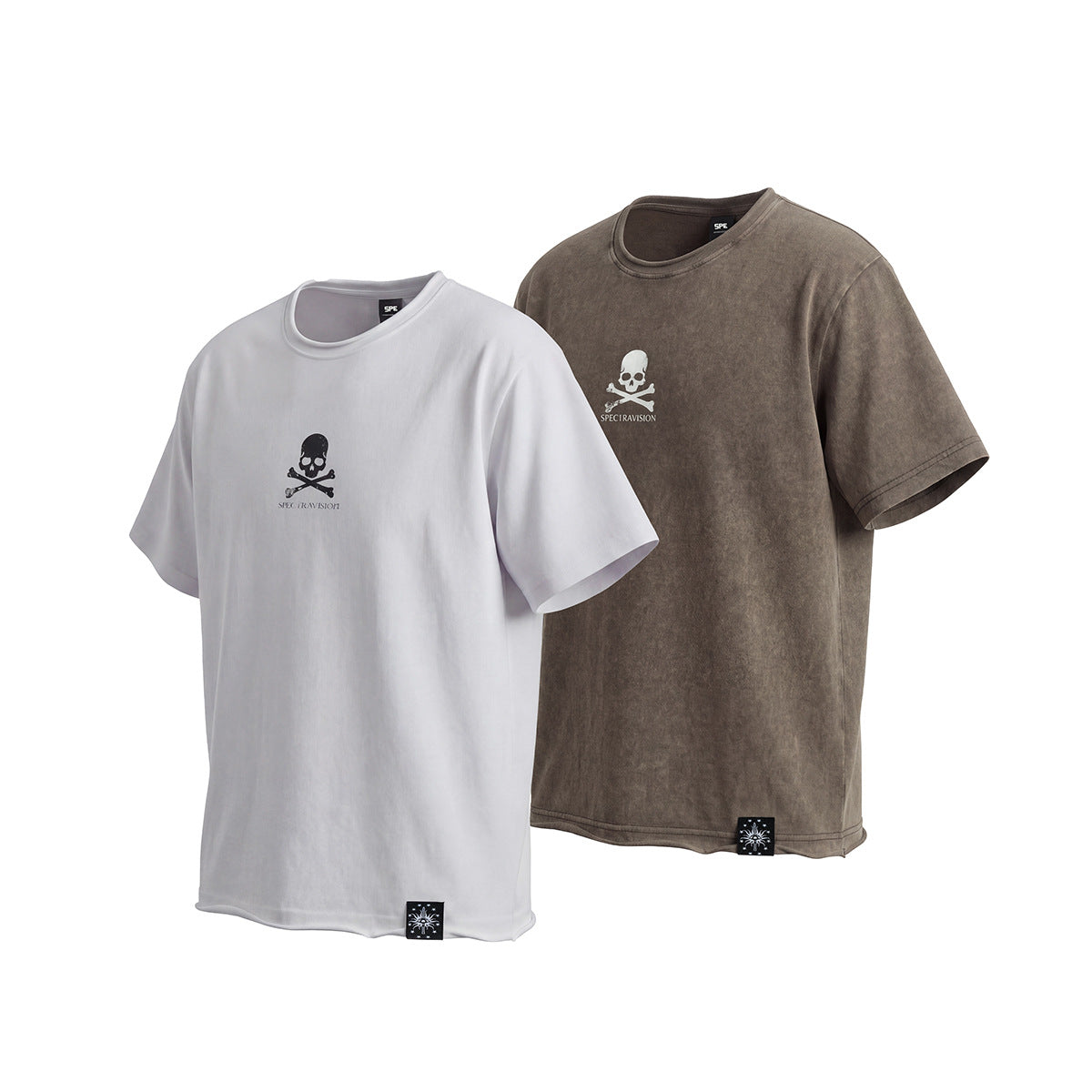 Skull Flag Washed Short Sleeve T-Shirt WN25649
