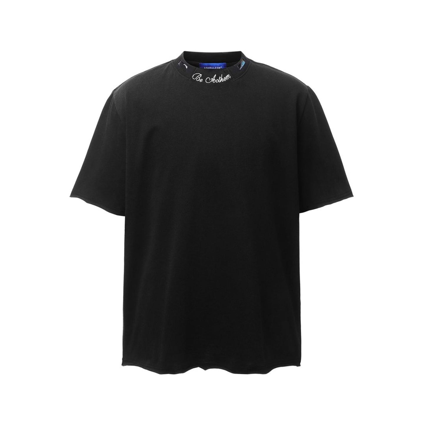 Neck Letter Short Sleeve T-Shirt WN26768