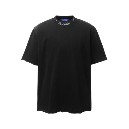 Neck Letter Short Sleeve T-Shirt WN26768