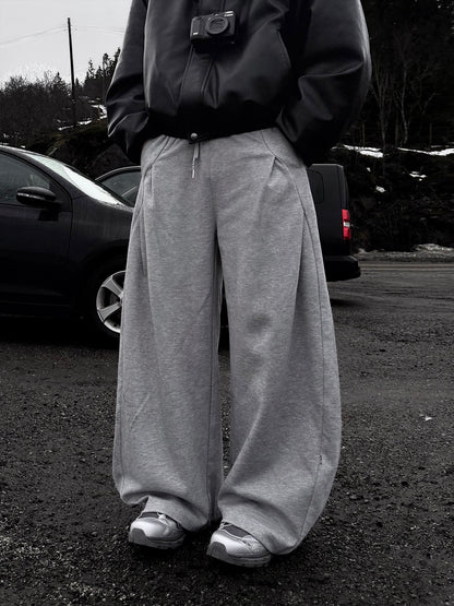 Deconstructed Wide-Leg Sweatpants WN15135