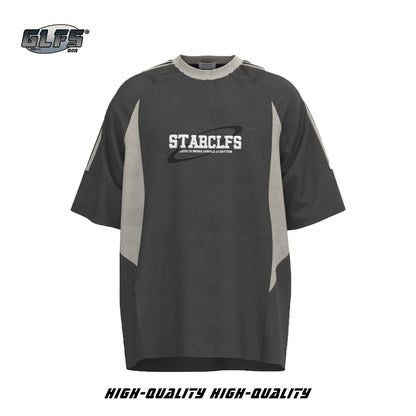 Color Block Short Sleeve T-Shirt WN26442