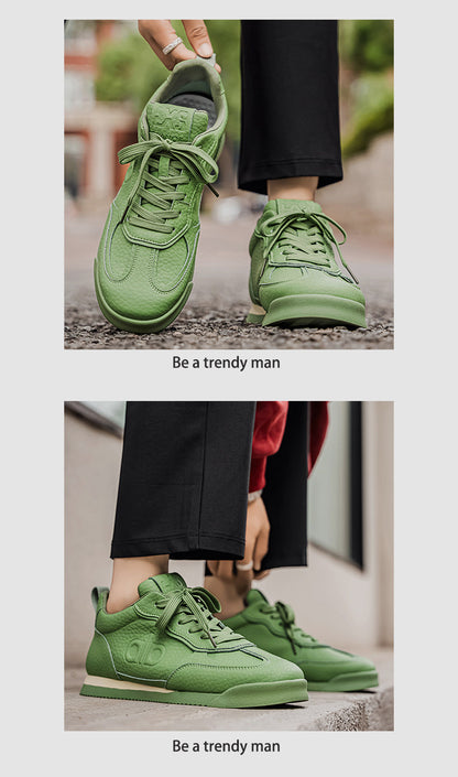 Leather Soft Sole Sporty Shoes WN23390