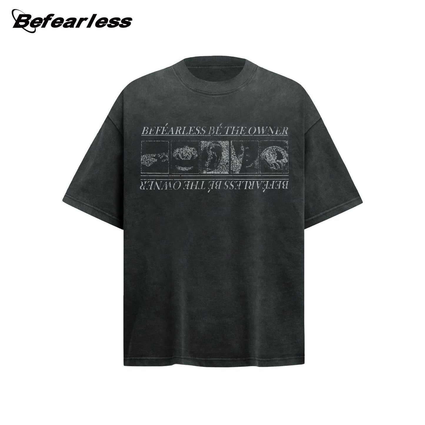 Graphic Letter Print Short Sleeve T-Shirt WN26174