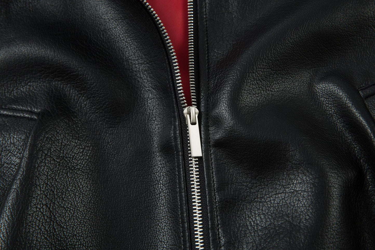 Boxy Oversize PU Leather Jacket WN23068