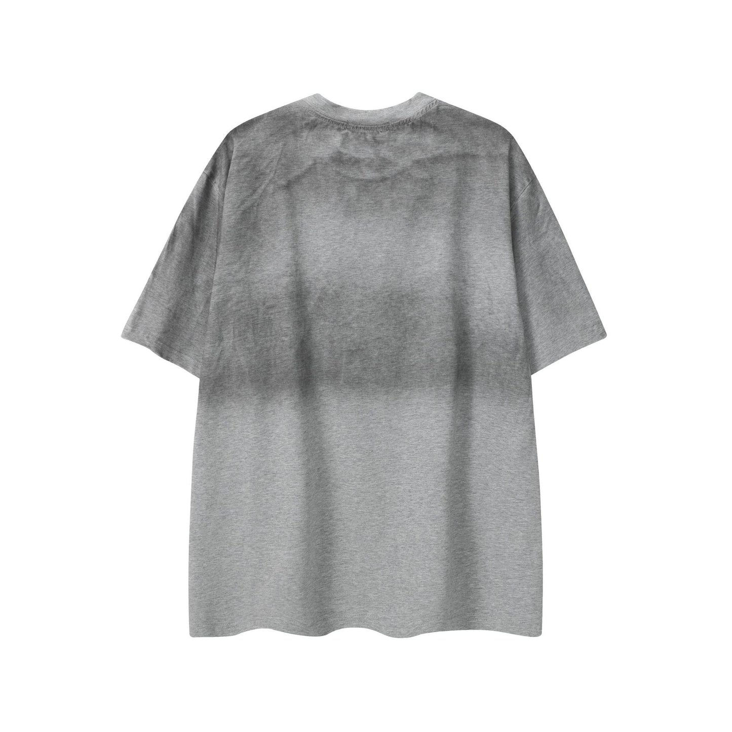 Washed Graphic Art Print Short Sleeve T-Shirt WN25761