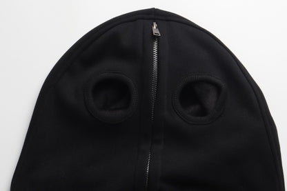 Cropped Graphic Print Zipper Hoodie WN27976