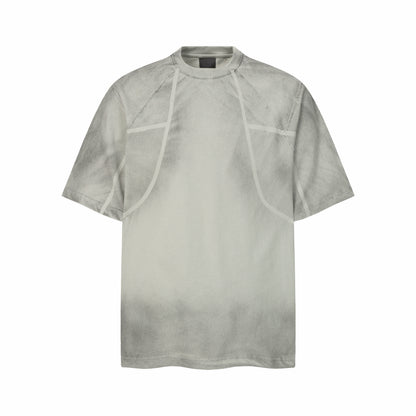 Tie-Dye Washed Deconstructed Oversize Short Sleeve T-Shirt WN24414