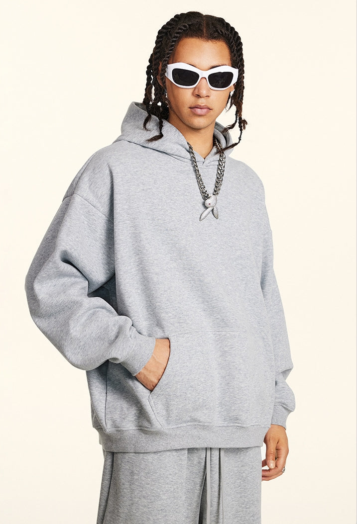 Fleece Linning Oversize Pullover Hoodie WN9938