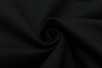 Metal Buttons Patchwork Hooded Jacket WN16109